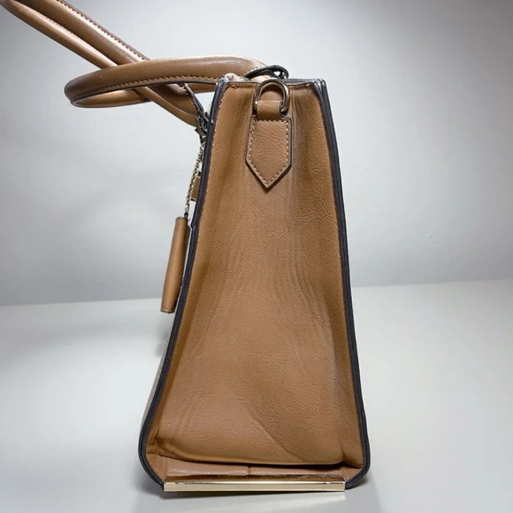 Aldo Retriever Tote Bag Faux Leather Camel  Color - Picture 6 of 16